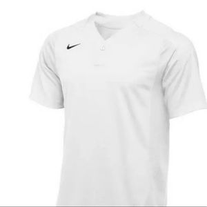 New Nike Stock Vapor 1-Button Laser Baseball Jersey Mens S